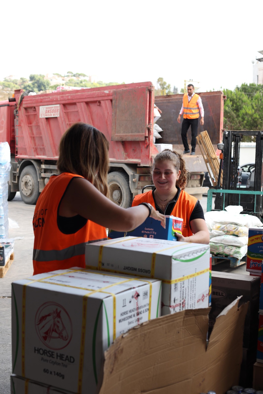 قافلة إنسانية ثانية إلى جنوب لبنان  بجهود مشتركة بين  Fondation CMA CGM و L’Œuvre d’Orient