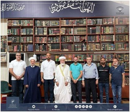 جمعية الفتوة الإسلامية تستقبل عضو النادي الرياضي بيروت سيف دياب