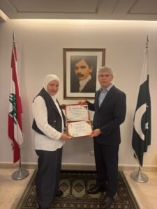 الهيئة العربية لبناء المواطن والأوطان تلتقي السفير الباكستاني في لبنان.. تأكيد على التعاون والسلام والتضامن العربي